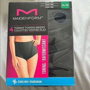 Maidenform Black Tummy Toning Briefs Pack